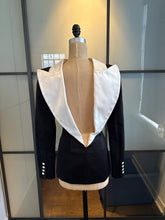 Load image into Gallery viewer, LaQuan Smith Size XS Black &amp; White Tuxedo Dress NWT
