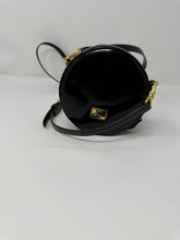 Load image into Gallery viewer, Moschino Black &amp; Red Heart Circle Crossbody Bag
