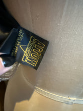 Load image into Gallery viewer, Donna Karan Gold Leather Sz 8 Cropped Bomber Biker Jacket Vintage
