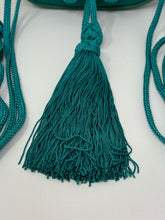 Load image into Gallery viewer, Yves Saint Laurent Green Suede Bucket Evening Bag 1980s
