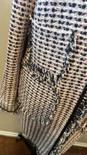 Load image into Gallery viewer, Giambattista Valli Size 46 Taupe &amp; Black Tweed Coat
