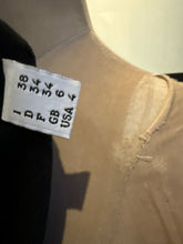Load image into Gallery viewer, Moschino Black Wool V-Neck Tuxedo Bow Knit Sweater
