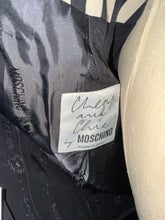Load image into Gallery viewer, Moschino Black &amp; White Cropped Striped Cuff Jacket
