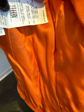 Load image into Gallery viewer, Moschino Cheap &amp; Chic Size 8 Orange &amp; Black Wool Jacket
