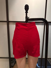 Load image into Gallery viewer, Moschino Cheap &amp; Chic Red Wool High Waist Shorts Vintage
