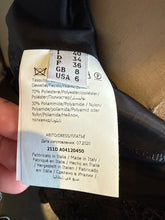 Load image into Gallery viewer, Moschino Size 6 Black Moto Silver Snaps Dress

