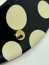 Load image into Gallery viewer, Louis Vuitton x Yayoi Kusama Black &amp; White Polka Dot Peter Pan Collar Choker
