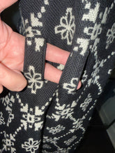 Load image into Gallery viewer, Moschino Size 8 Black &amp; White Wool 3/4 Sleeve Coat
