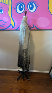 St. John Size 6 Gold & Silver Knit Evening Coat