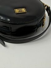 Load image into Gallery viewer, Moschino Black &amp; Red Heart Circle Crossbody Bag
