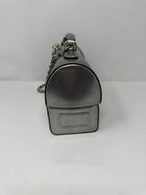 Load image into Gallery viewer, Moschino Silver Leather Lunch Box Bag
