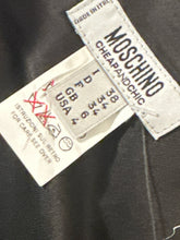 Load image into Gallery viewer, Moschino Size 4 Black Wool Crepe Straight Skirt
