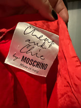 Load image into Gallery viewer, Moschino Cheap &amp; Chic Red Wool High Waist Shorts Vintage
