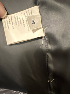 Karl Lagerfeld Size 38 Gray Puffer Jacket