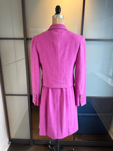 Load image into Gallery viewer, Chanel Size S/M Pink Wool 2 Piece Coat Dress
