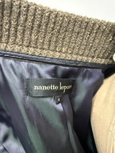 Load image into Gallery viewer, Nanette Lepore Size 4 Olive Green Wool Jacket
