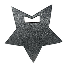 Load image into Gallery viewer, Moschino Silver Glitter Star Bag Clutch
