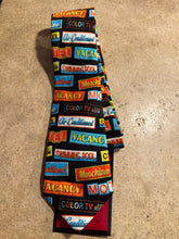 Load image into Gallery viewer, Moschino Motel Sign Silk Men's Necktie
