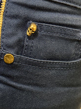 Load image into Gallery viewer, Alexander McQueen Size 42 Blue Jeans w/ Zipper side details
