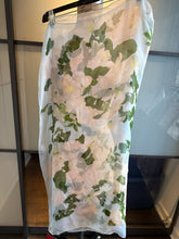 Load image into Gallery viewer, Chanel Mint Green Floral Silk Dress Scarf
