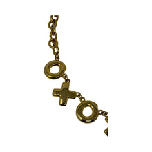 Load image into Gallery viewer, Moschino Gold X O Kisses Hugs Chain Necklace
