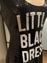 Load image into Gallery viewer, Moschino Black &amp; White Sequin Skater Dress
