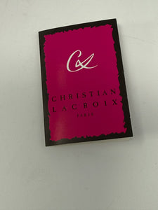 Christian Lacroix Black Silk Satin Evening Bag