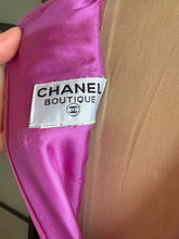 Load image into Gallery viewer, Chanel Size S/M Pink Wool 2 Piece Coat Dress
