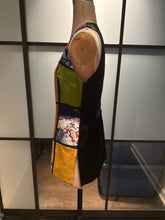 Load image into Gallery viewer, Todd Oldham Size S Purple Yellow Black Patchwork Vest
