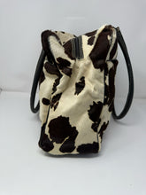 Load image into Gallery viewer, Moschino Cow Print Calf Hair Shoulder Bag Purse
