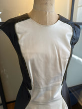 Load image into Gallery viewer, Ohne Title Size 2 Black &amp; White Leather Dress
