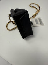 Load image into Gallery viewer, Moschino Black Leather Mini Bag Necklace
