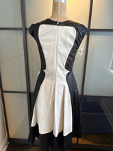 Load image into Gallery viewer, Ohne Title Size 2 Black &amp; White Leather Dress
