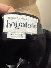 Load image into Gallery viewer, Bagatelle Size 8 Black Leather Strapless Dress 1980s

