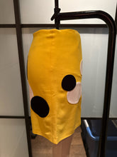 Load image into Gallery viewer, Moschino Cheap &amp; Chic Yellow &amp; Black Polka Dot Skirt The Nanny
