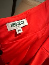 Load image into Gallery viewer, Kenzo Orange Full Skater Skirt
