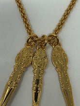 Load image into Gallery viewer, Moschino Knife Fork Spoon Utensils Pendent Necklace
