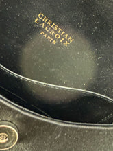 Load image into Gallery viewer, Christian Lacroix Black Silk Satin Evening Bag
