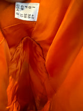 Load image into Gallery viewer, Moschino Cheap &amp; Chic Size 8 Orange &amp; Black Wool Jacket
