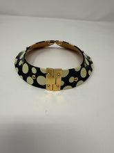 Load image into Gallery viewer, Louis Vuitton x Yayoi Kusama Black &amp; White Polka Dot Peter Pan Collar Choker
