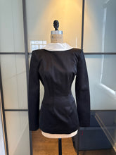 Load image into Gallery viewer, LaQuan Smith Size XS Black &amp; White Tuxedo Dress NWT

