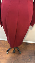 Load image into Gallery viewer, Tom Ford Burgundy V-Neck Long Sleeve  Dress
