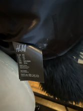 Load image into Gallery viewer, Moschino x H&amp;M Black Faux Fur Coat

