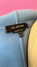 Load image into Gallery viewer, St. John Size S Blue Wool &amp; Angora Coat
