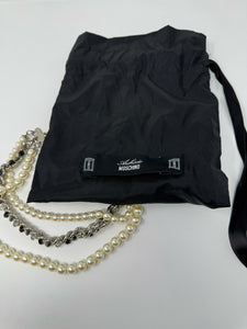 Moschino 30th Aniversar Faux Pearl Chain Necklace Archivio