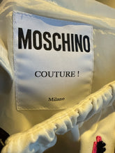 Load image into Gallery viewer, Moschino Size 4 White &amp; Pink Black Bow Ribbon Dress NWT
