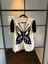 Load image into Gallery viewer, Moschino Cheap &amp; Chic Ivory &amp; Black Butterfly Jacket
