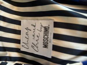 Moschino Cheap & Chic Blue & Black Fire Air Water Earth Vest
