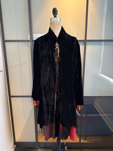 Load image into Gallery viewer, Bakesha Black Crushed Velvet Jacket
