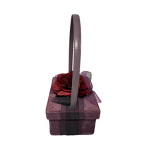 Load image into Gallery viewer, Moschino Pink Velvet Flower 2000 Box Bag
